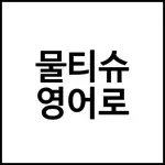 물티슈 영어로